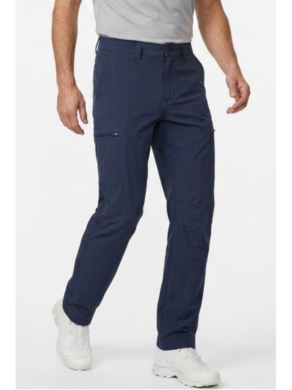 Tilley Men's Navy blue straight leg trek pant size 30 office work casual 117
